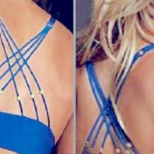Victoria's Secret Limited Edition Very Sexy Vibrant Blue Strappy Push-up…